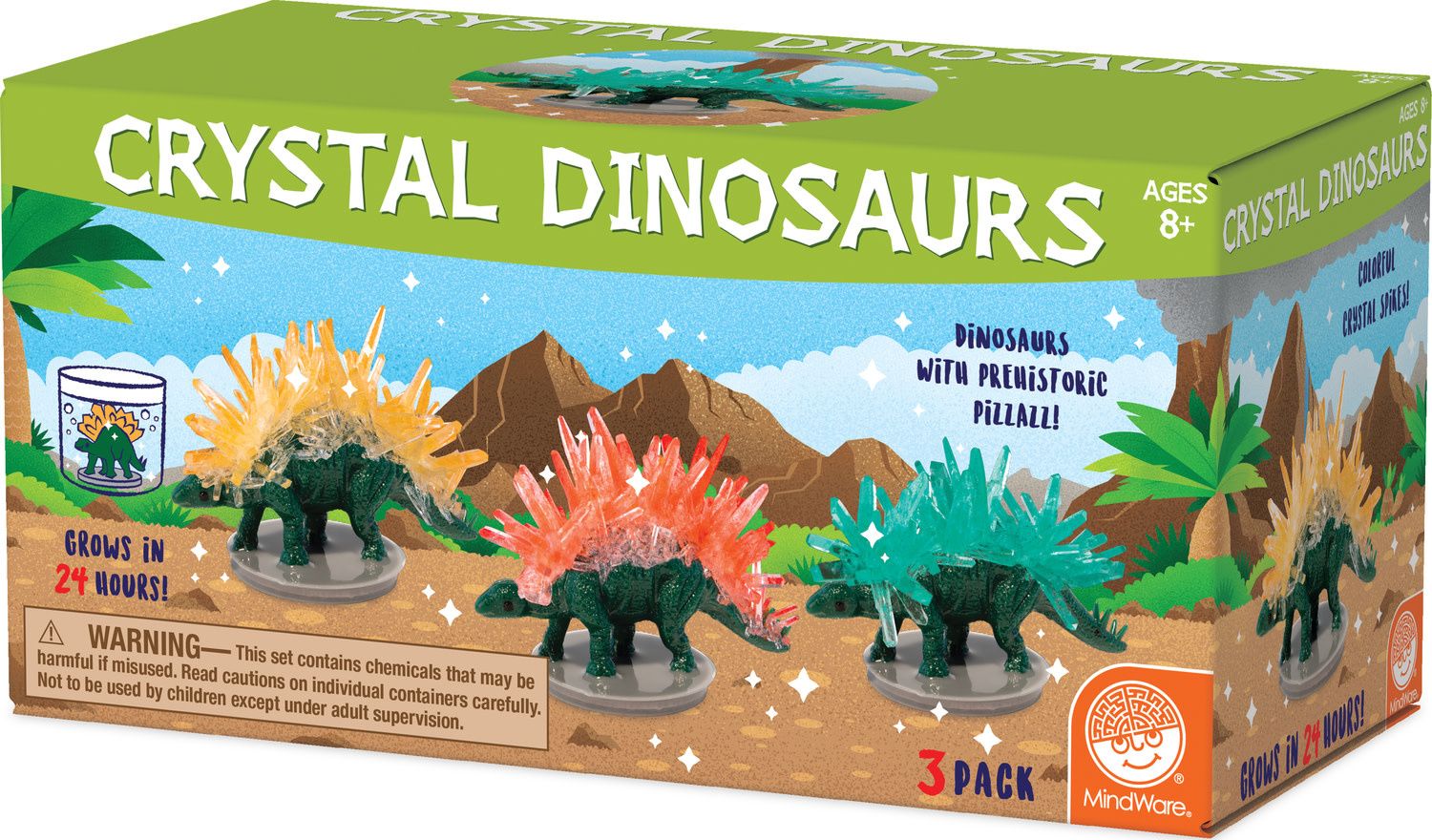 MindWare Sparkle Formations Crystal Dinosaurs