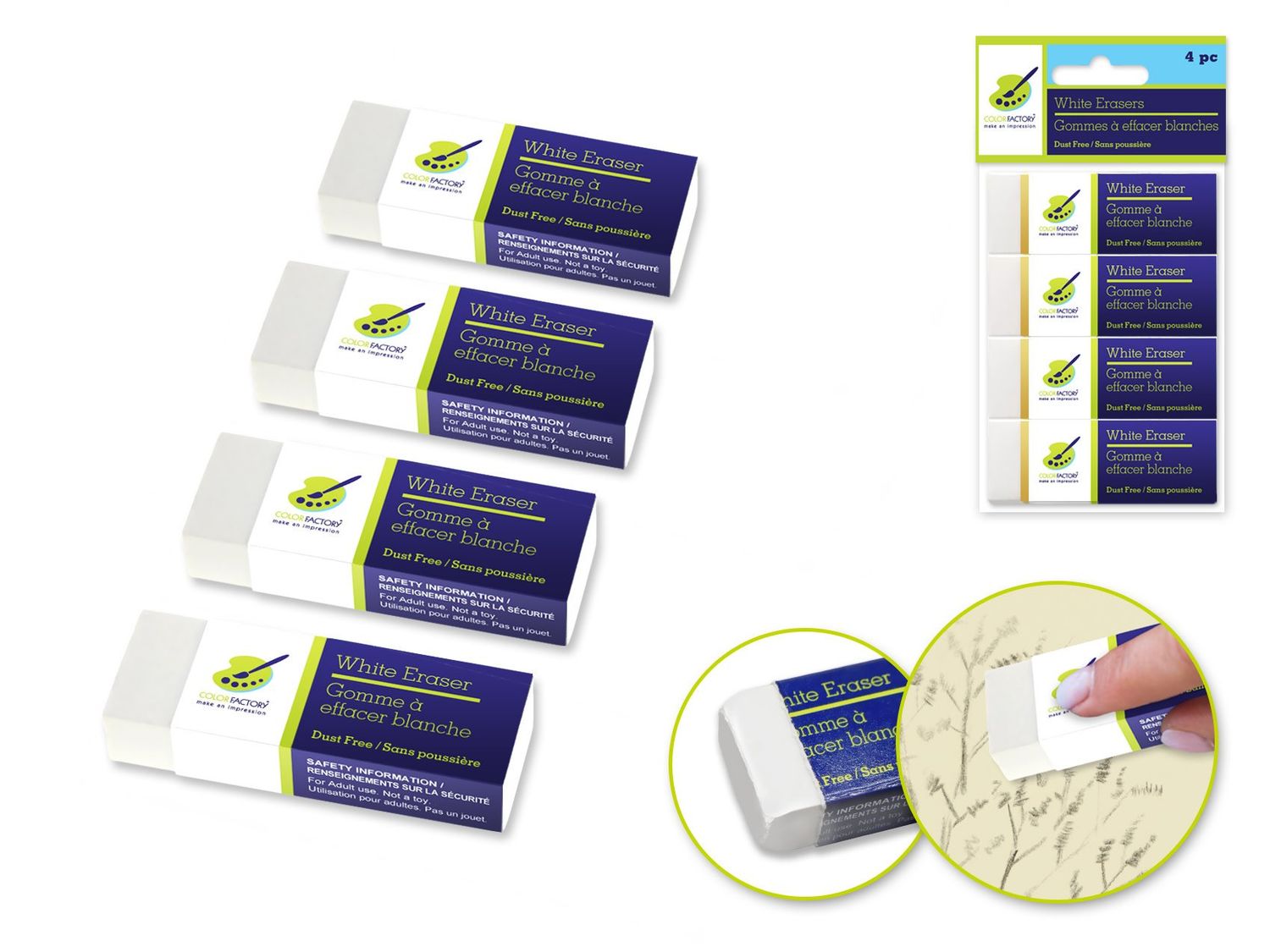 MultiCraft White Erasers