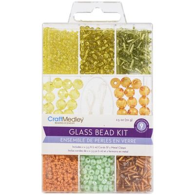 CraftMedley Glass Bead Kit Tropicana