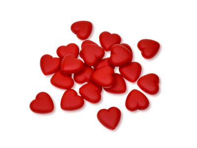 CraftMedley Red Heart Beads