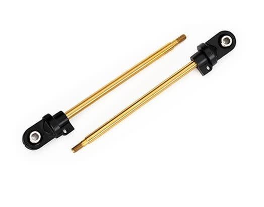 Traxxas Shaft, GTX shock TiN-coated (2) (assembled with rod ends and steel hollow balls)