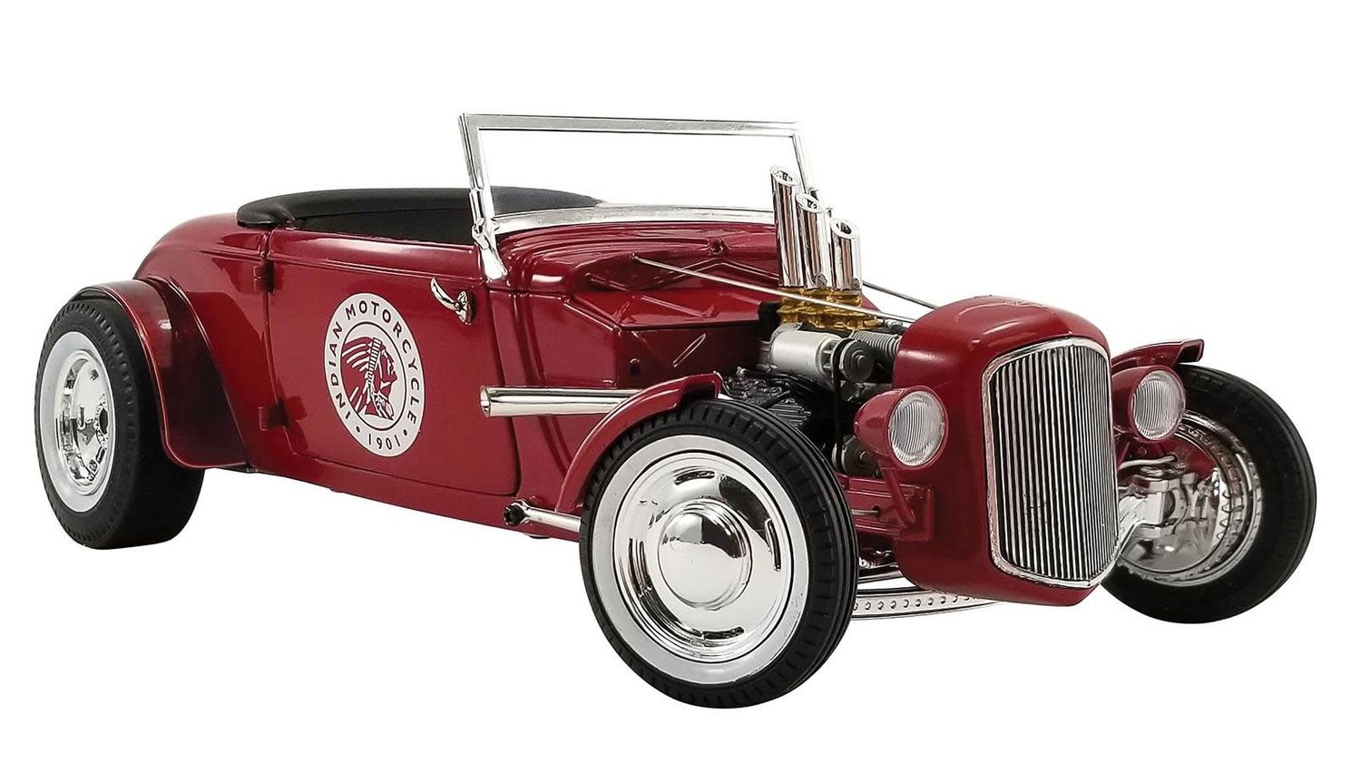 Georgia 1/18 1934 Hot Rod Roadster Indian Motorcycles