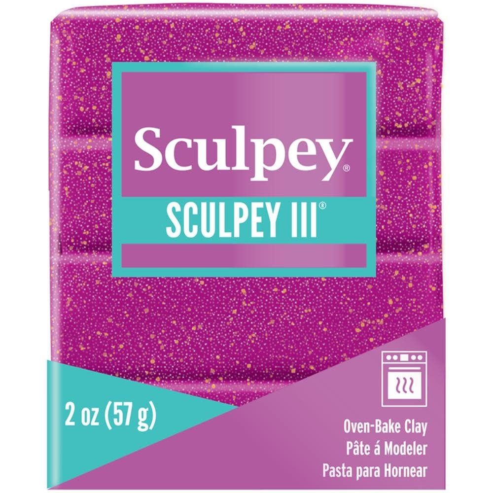 Sculpey/Polyform Violet Glitter 2oz