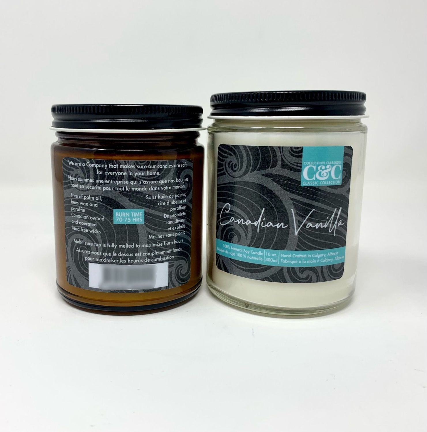 C&amp;C Candle Co Canadian Vanilla Amber Jar 9oz
