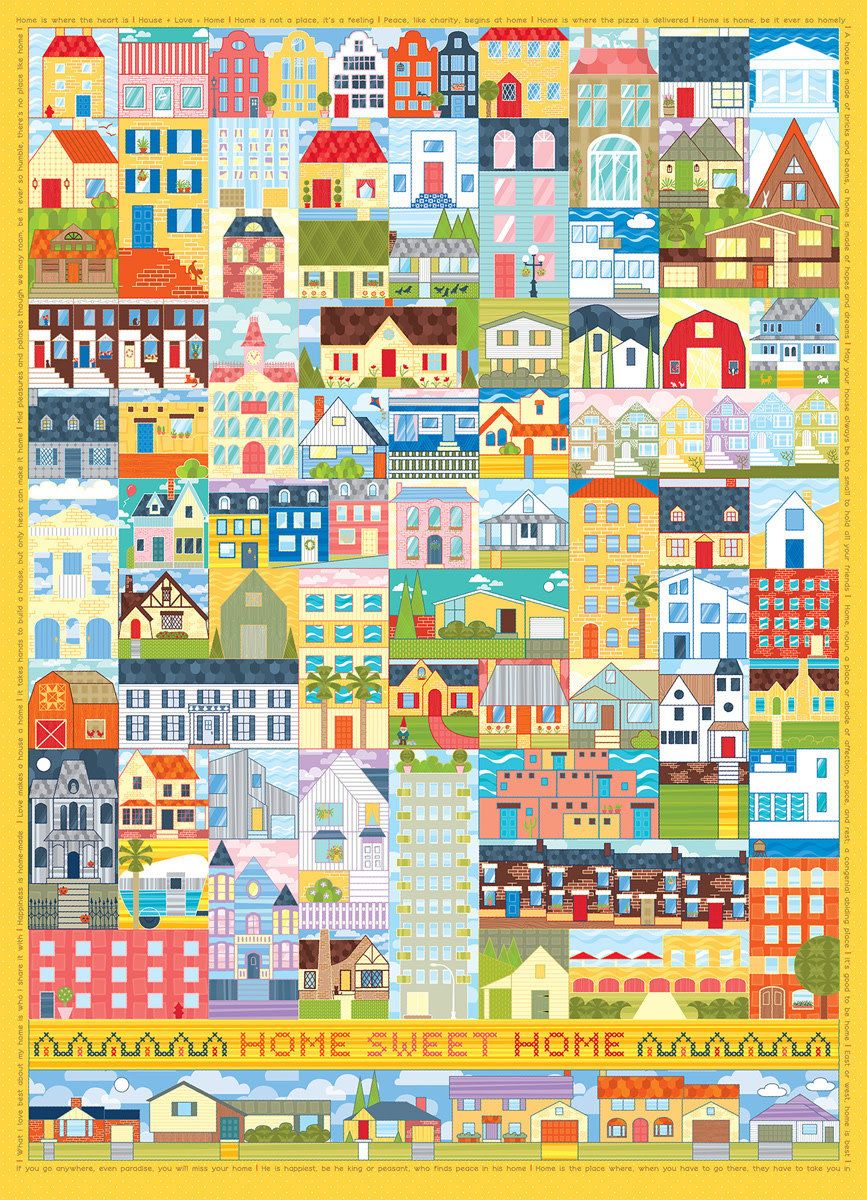 Cobble Hill Home Sweet Home 500 piece