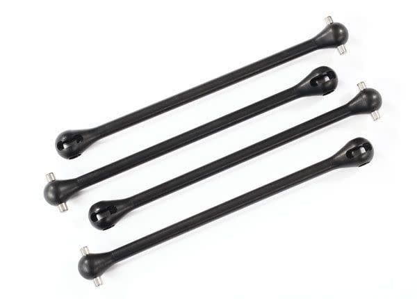 Traxxas Driveshaft, steel constant-velocity, WideMAXX (shafts only)
