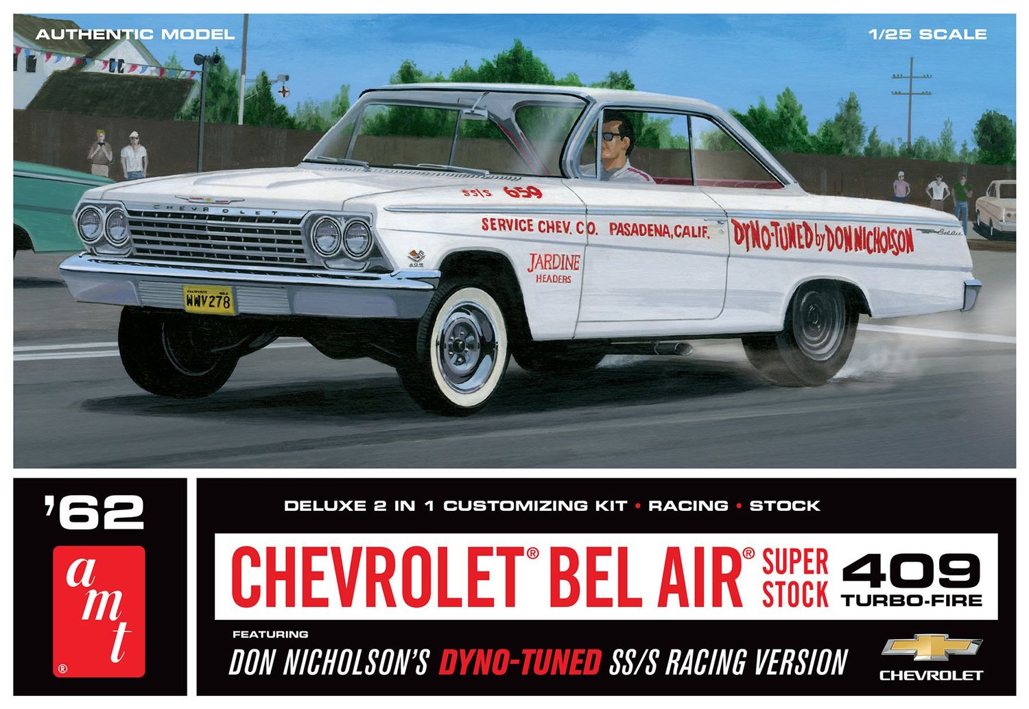 AMT\ERTL 1/25 1962 Chevy Bel Air Superstock John Nicholson