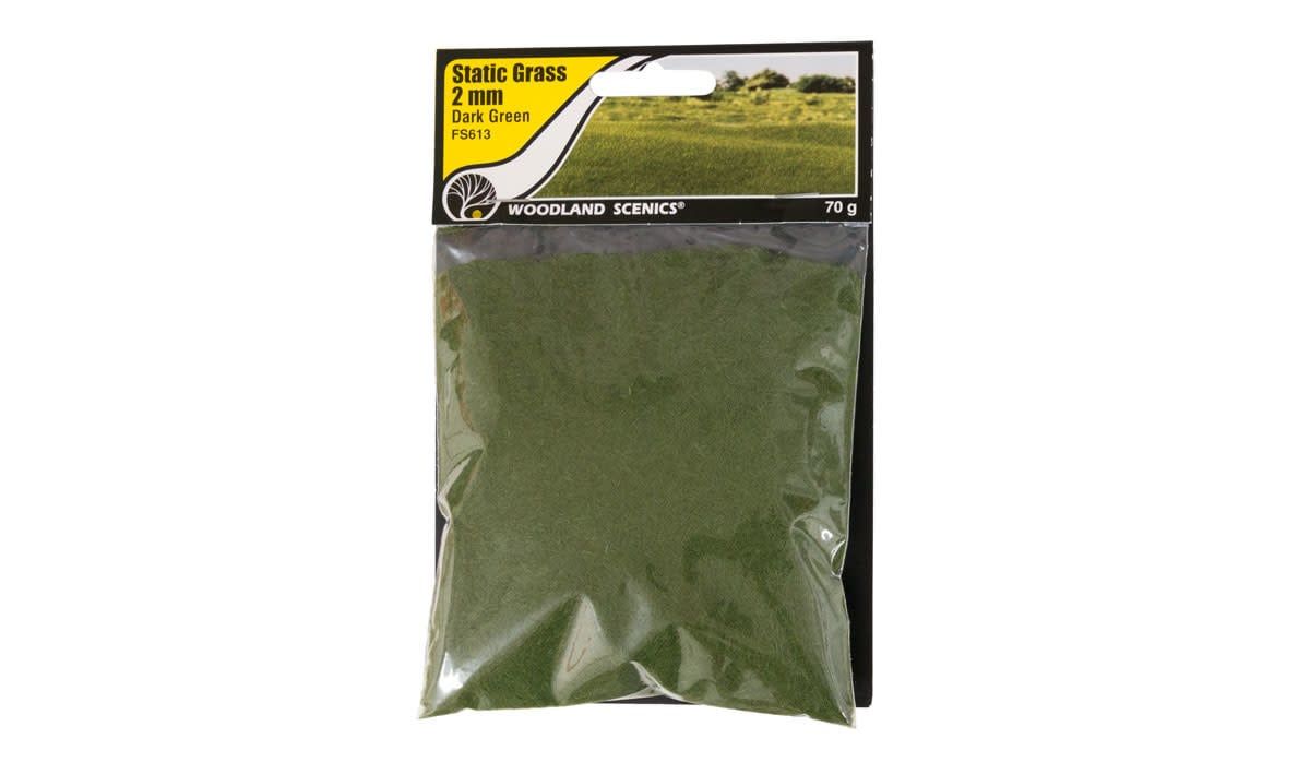 Woodland Static Grass Dark Green 2mm