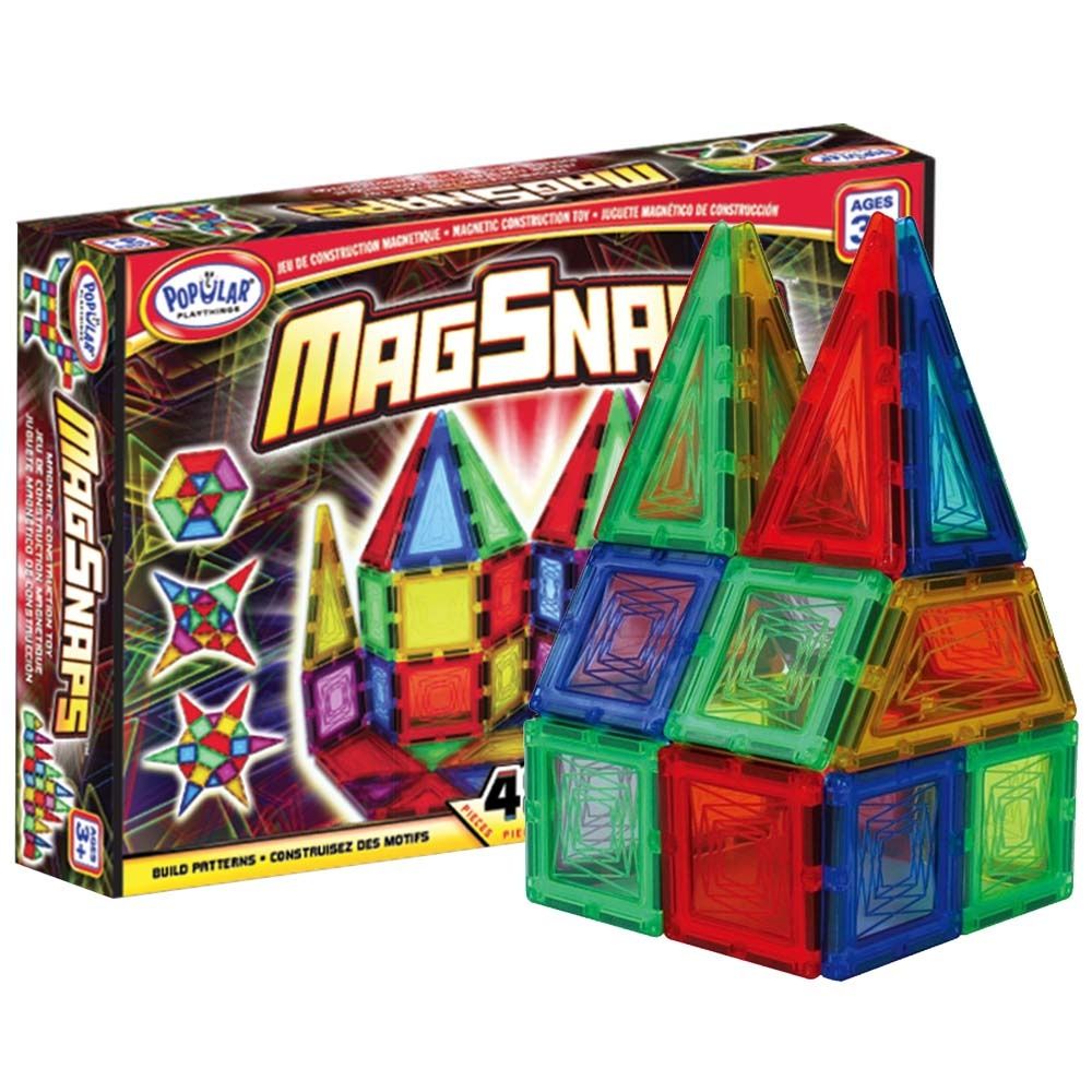 Popular Playthings Mag Snaps 48pc Bilingual