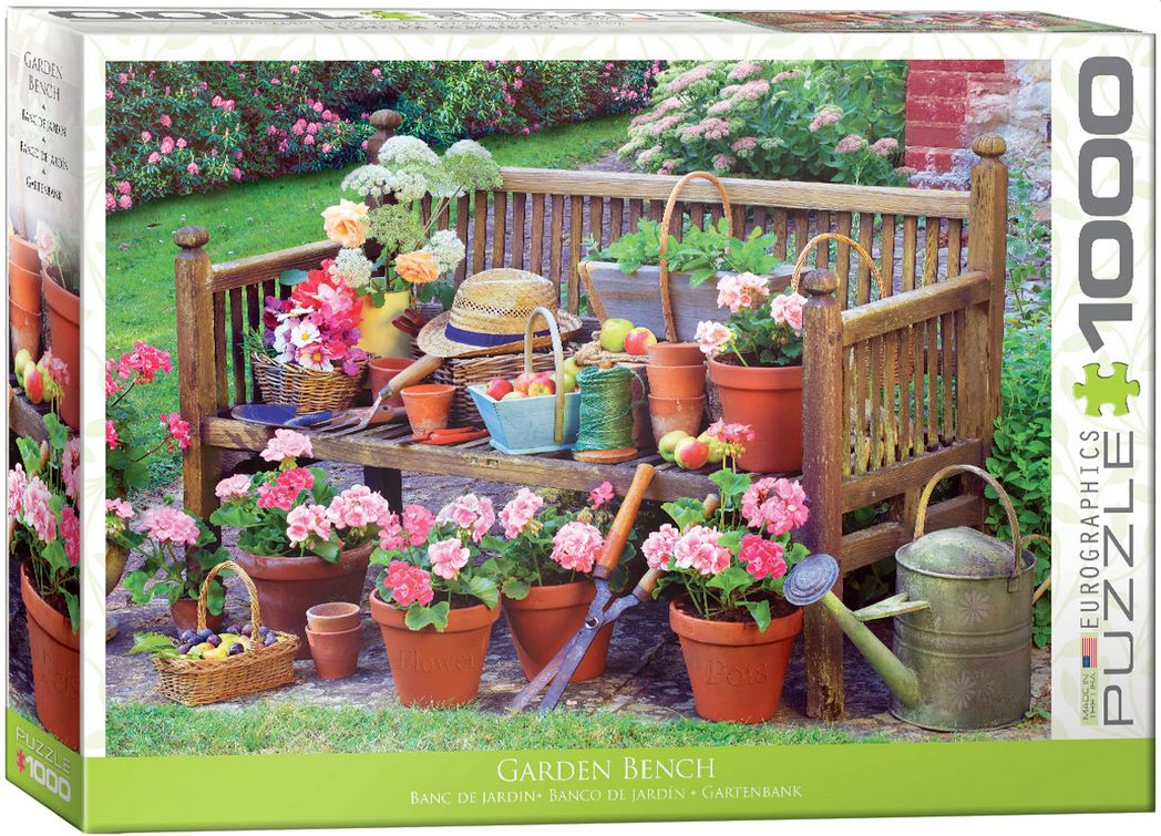 Eurographics Garden Bench 1000 piece