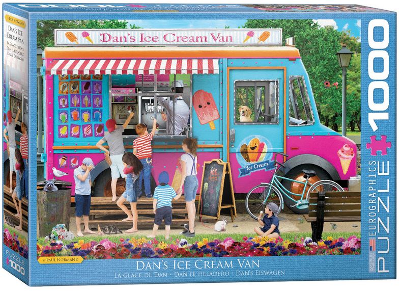 Eurographics Dan's Ice Cream Van by Normand 1000 piece