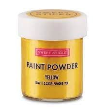 Sweet Sticks Edible Paint Yellow Powder 10ml