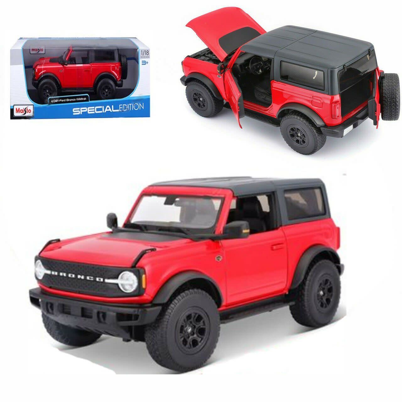 Maisto 1/18 Ford Bronco Wildtrak 2doors 2021