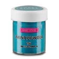 Sweet Sticks Edible Paint Teal Powder 10ml