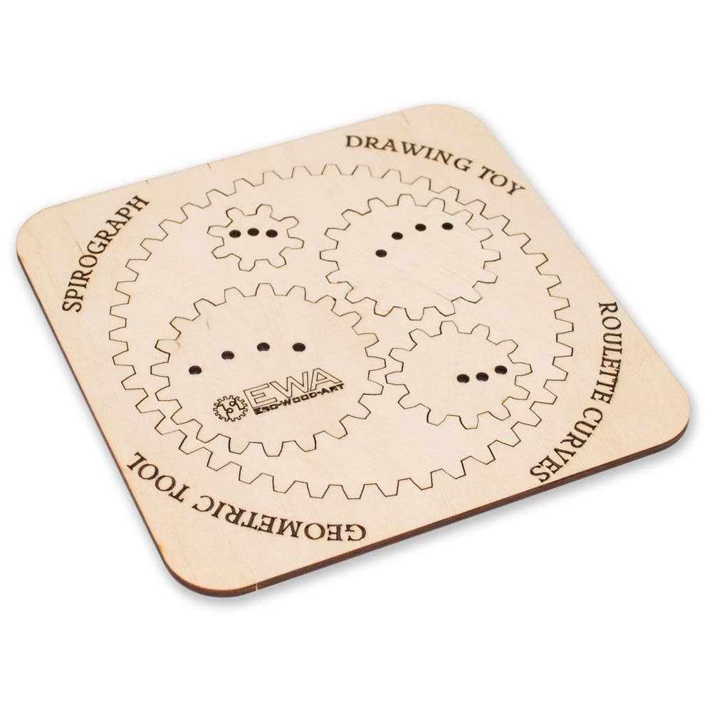 Ewa Eco Wood-Art Spirograph Spirograph