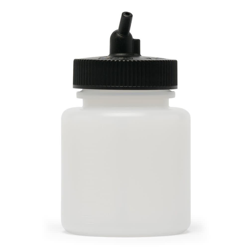 Iwata Big Mouth Airbrush Bottle 3oz/84ml Jar w/ 38mm Adaptor Cap