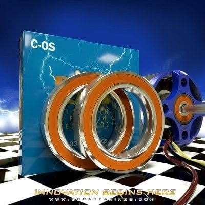 Boca Bearings Ceramic Orange Bearing Kit