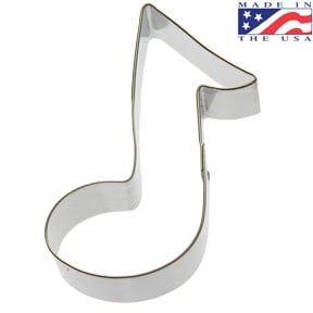 Linnea's 3.25in Music Note Cookie Cutter