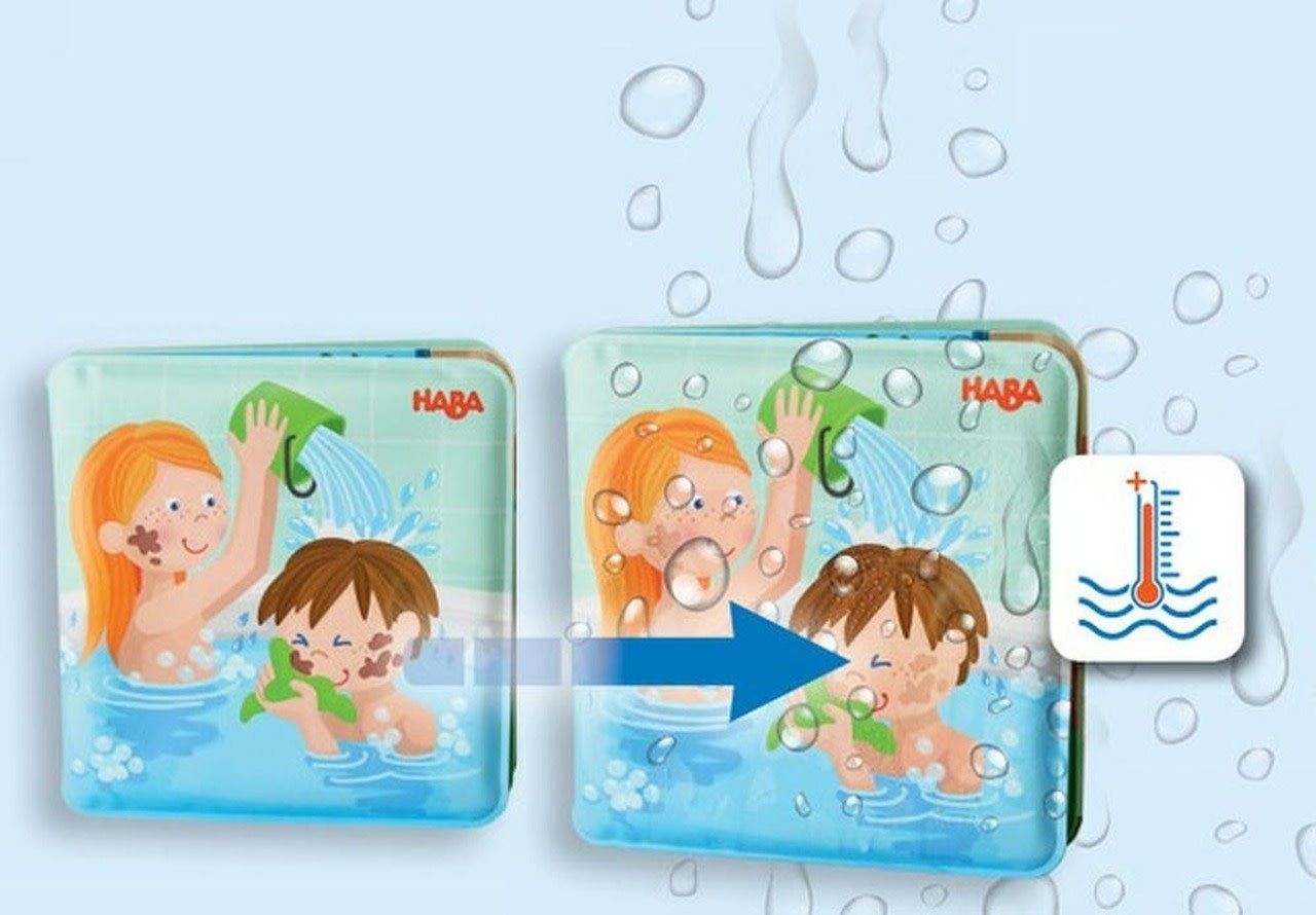 HABA Paul and Pia Magic Color Changing Wash Away Bath Book