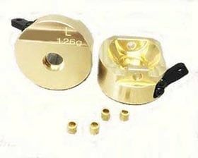 APS 126g Brass Knuckle Weights for SCX10 II (L &amp; R)