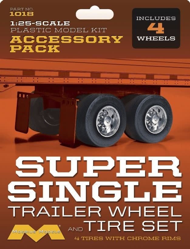 Moebius Super Single Trailer Wheel &amp; Tire Set