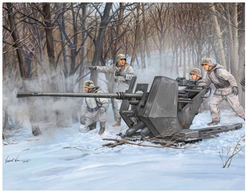 Trumpeter 1/35 Flak 37 (German 3.7cm anti aircraft gun)