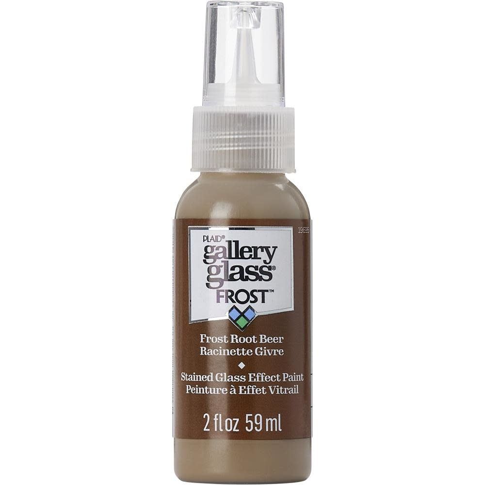 Plaid Frost Root Beer Gallery Glass Paint 2oz