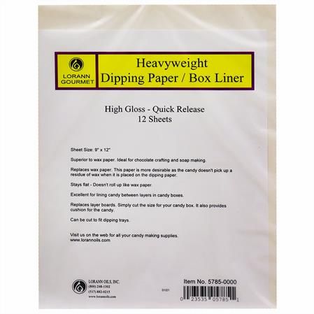 Lorann Heavyweight Dipping Paper / 12 sheets