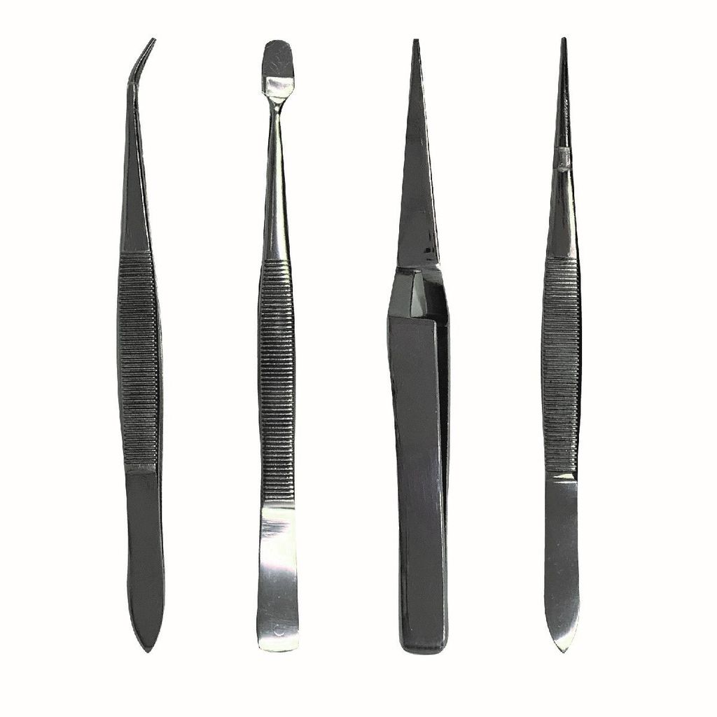 Excel 4 Piece SS Tweezer Set