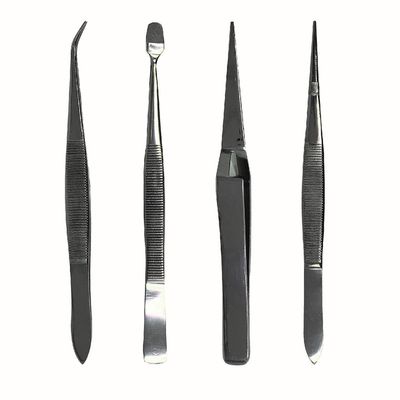 Excel Hobby Blade Stainless Steel 4 Piece Tweezers Set