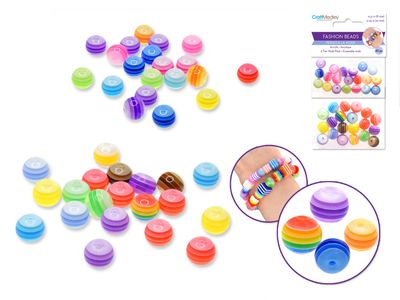 CraftMedley Acrylic Fashion Beads Multi Pack 40pc