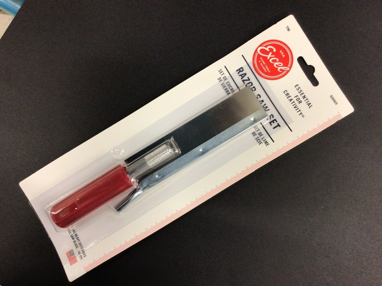 Excel Razor Saw Set W/Handle &amp;1 Saw