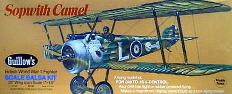 Guillows Guillows Sopwith Camel balsa kit WS28&quot;