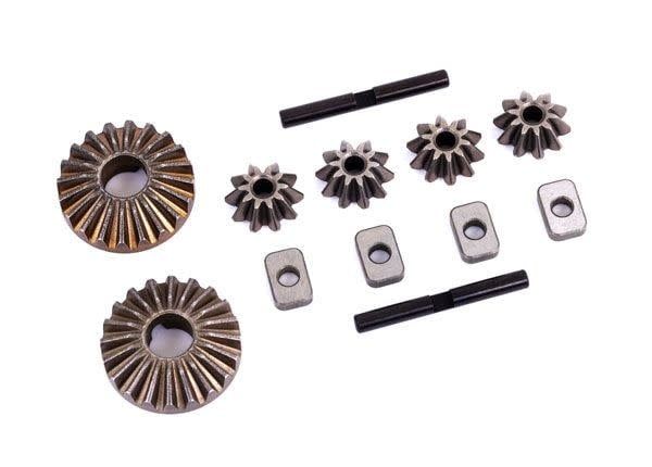 Traxxas Gear set, differential (output gears (2)/ spider gears (4)/ spider gear shafts (2)/ spacers (4))