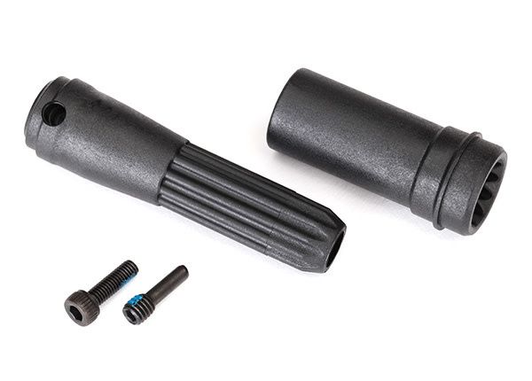 Traxxas Driveshafts, center front/ 4mm screw pin