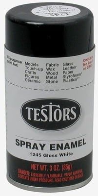 Testors Spray White 3oz