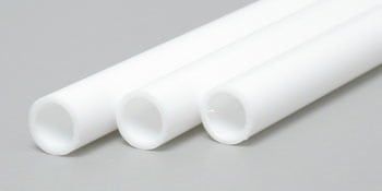 Evergreen Scale Models 1/4in Polystrene Round Tubing 3pc