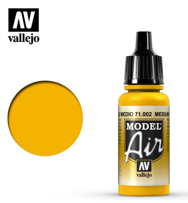 Vallejo Acrylic Yellow Model Air 17Ml