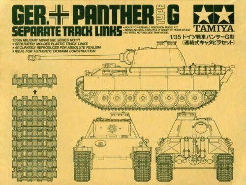 Tamiya 1/35 German Panther Seperate Track