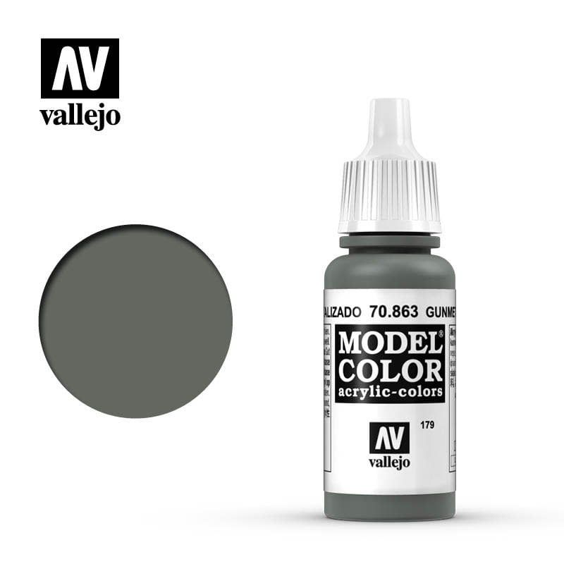 Vallejo Gunmetal Model Color 18ml