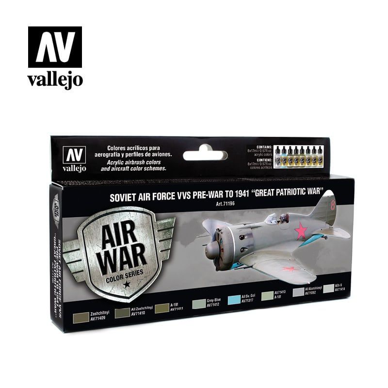 Vallejo Soviet Air Force Color Paint Set