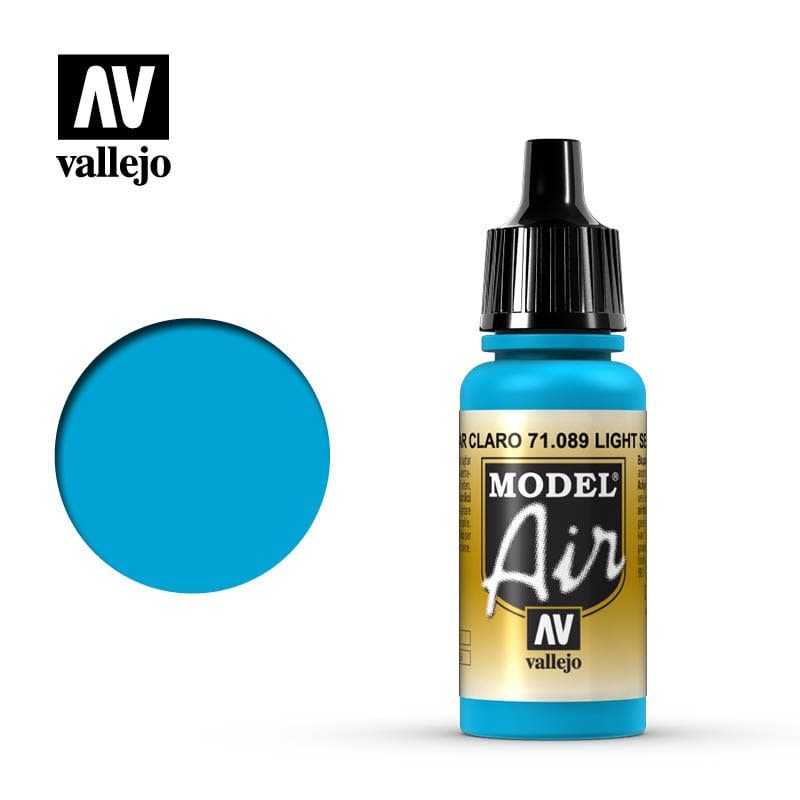 Vallejo Model Air Light Sea Blue 17ml