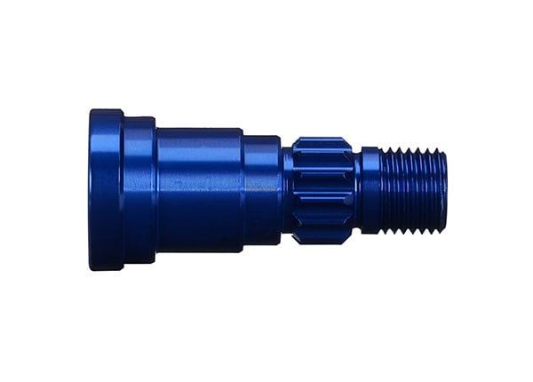 Traxxas Stub axle, aluminum, (blue-anodized) (1) (for use only with #7750X or 7896 driveshaft)