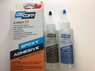 CEC Corp C Poxy 30 Minute 2 Part Epoxy 250ml
