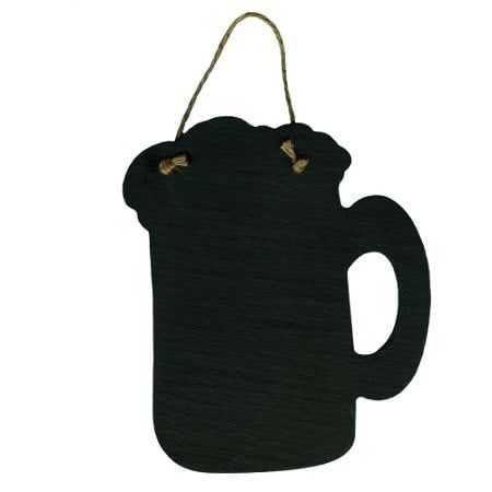 Pepperell REAL SLATE BOARD BEER MUG 6X6