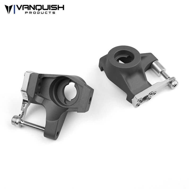 Vanquish Axial SCX10-II Knuckles Grey Anodized