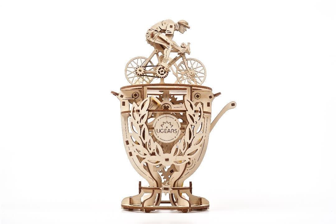 UGears 3D Wooden Puzzle Automaton Cyclist 189 piece