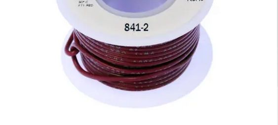 Solarbotics Wire, 18AWG Solid - Red, Per foot