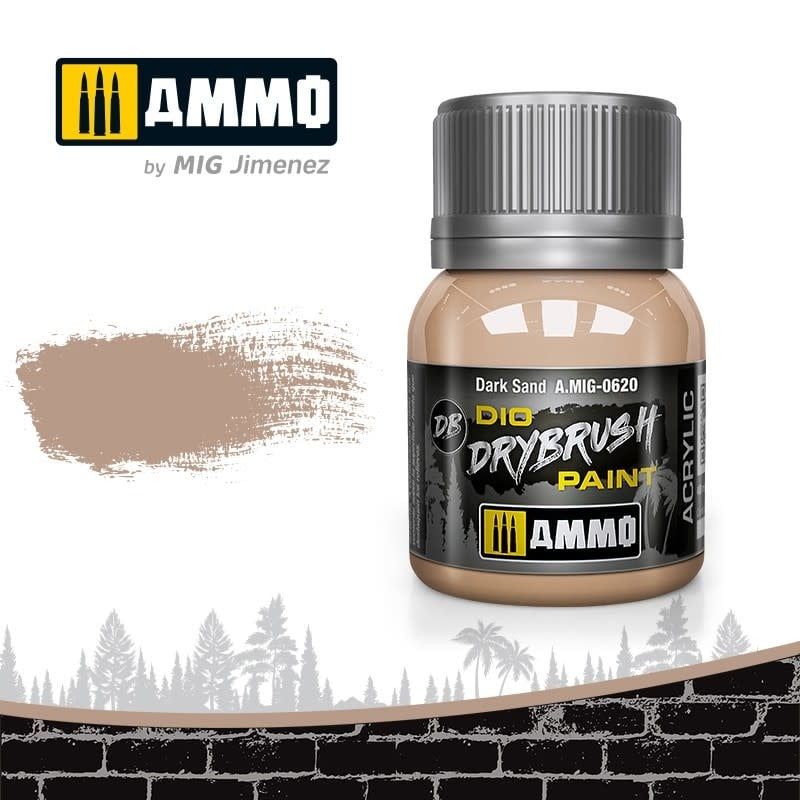Ammo of MIG Dio Drybrush Dark Sand 40ml