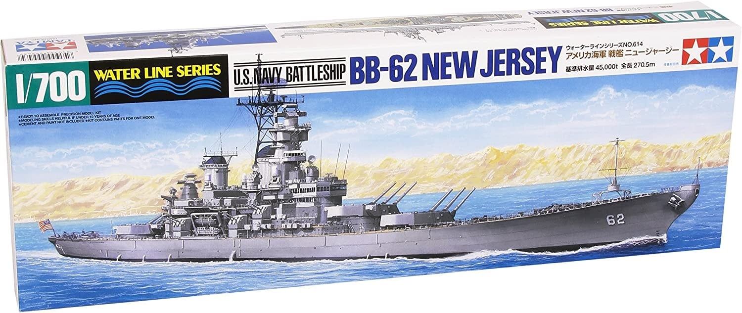 Tamiya 1/700 Wls New Jersey US/Navy Battleship